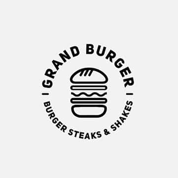 beef burger logo design